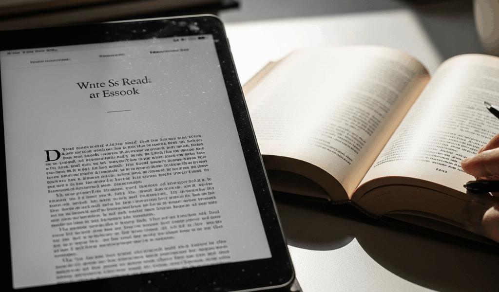 e reader tablet displaying a beautifully formatted ebook pag 20260331 094332