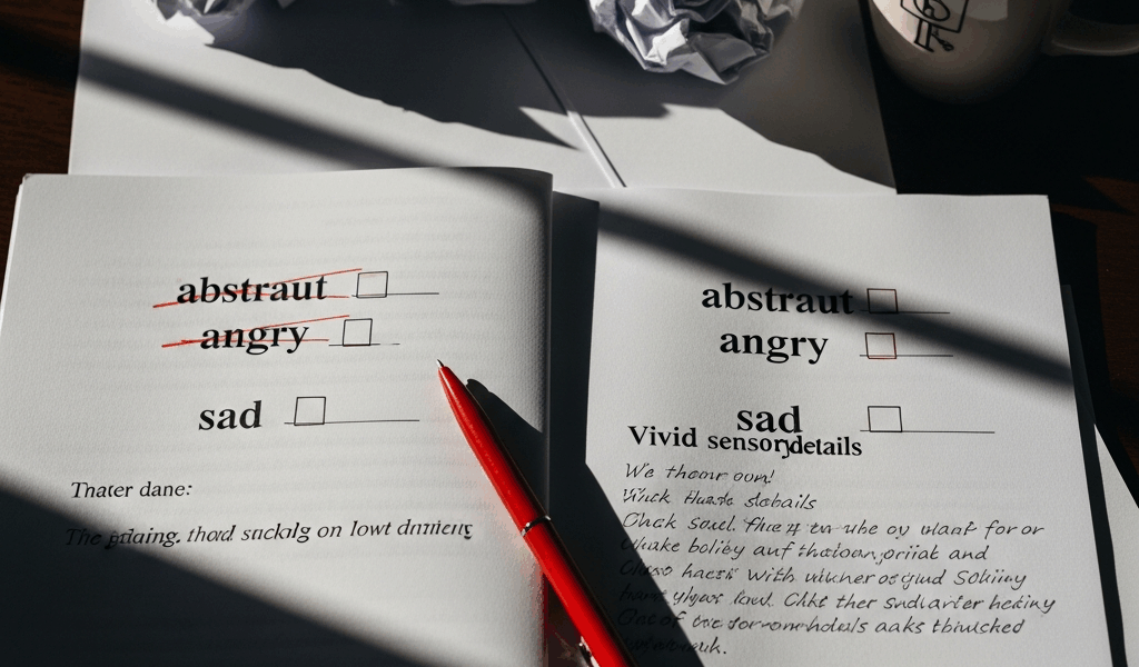 How to Fix Telling Instead of Showing in Your Novel